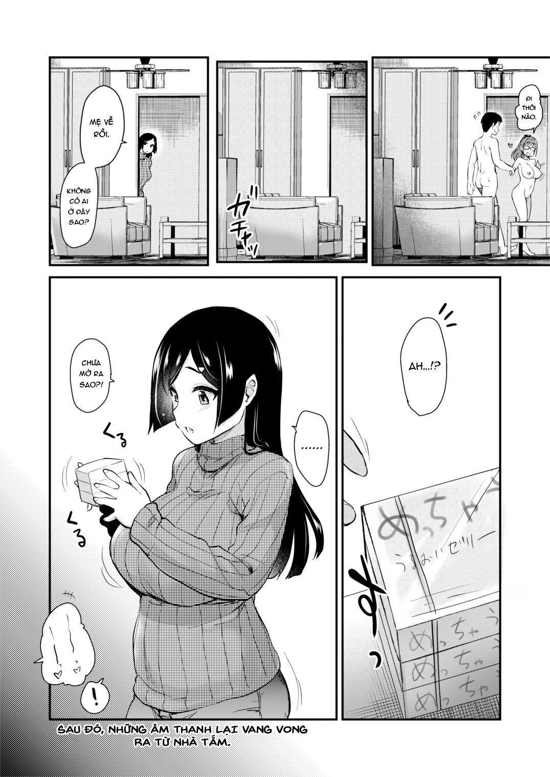 Tắm cùng mẹ và chị gái kế - Chap 03 trang 33