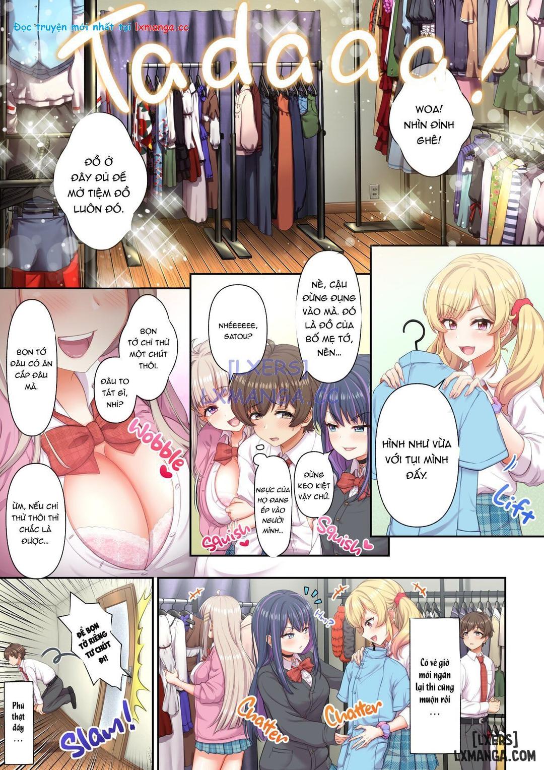 Giờ nhà cậu là nơi thử đồ của bọn tớ - Oneshot trang 12