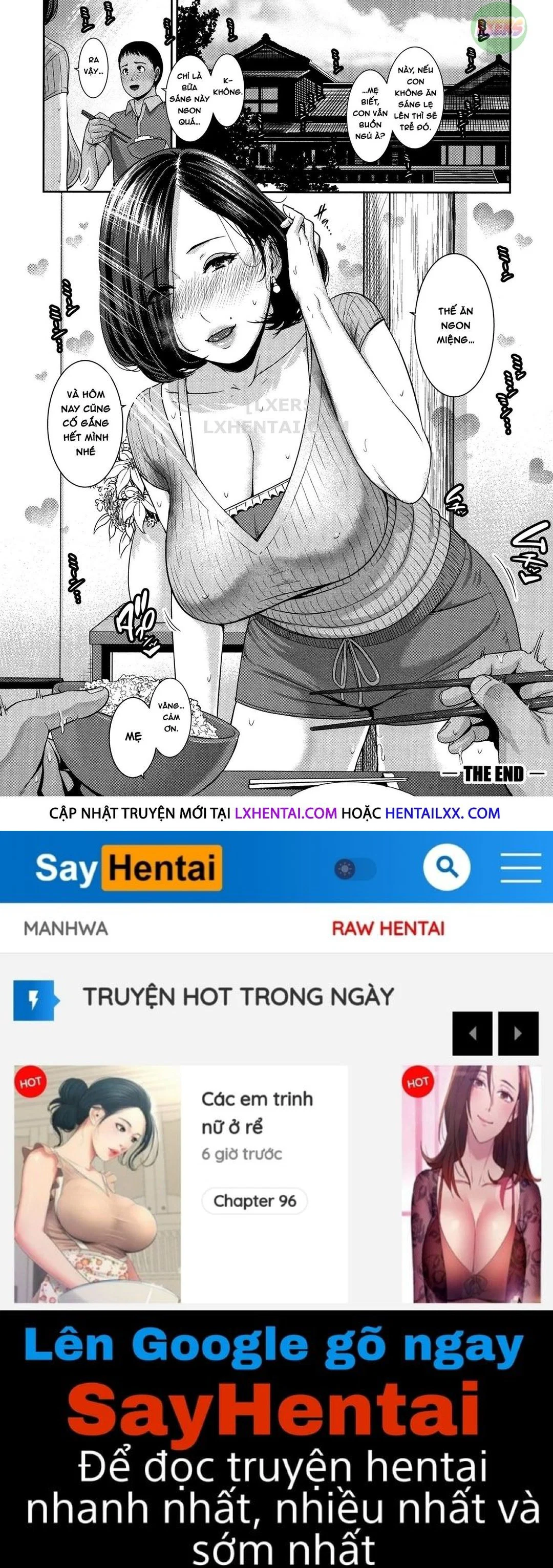Đắm chìm trong sex với mẹ - Chap 02 trang 26