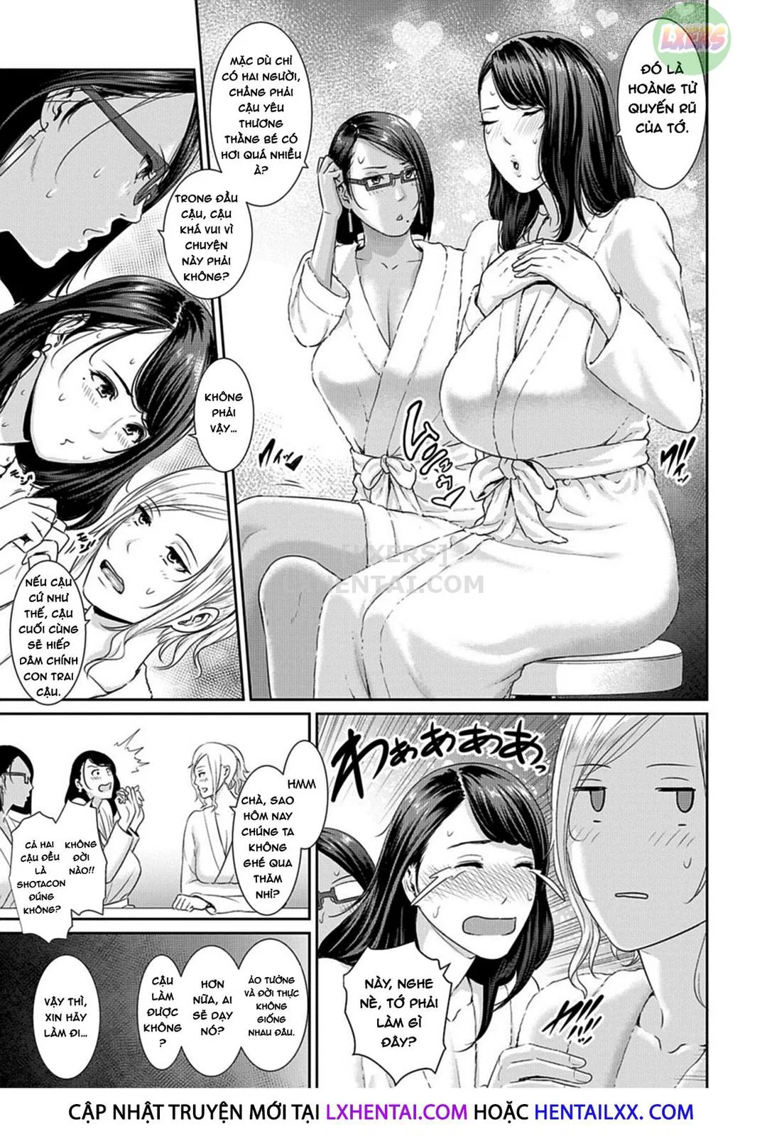 Đắm chìm trong sex với mẹ - Chap 03 trang 5