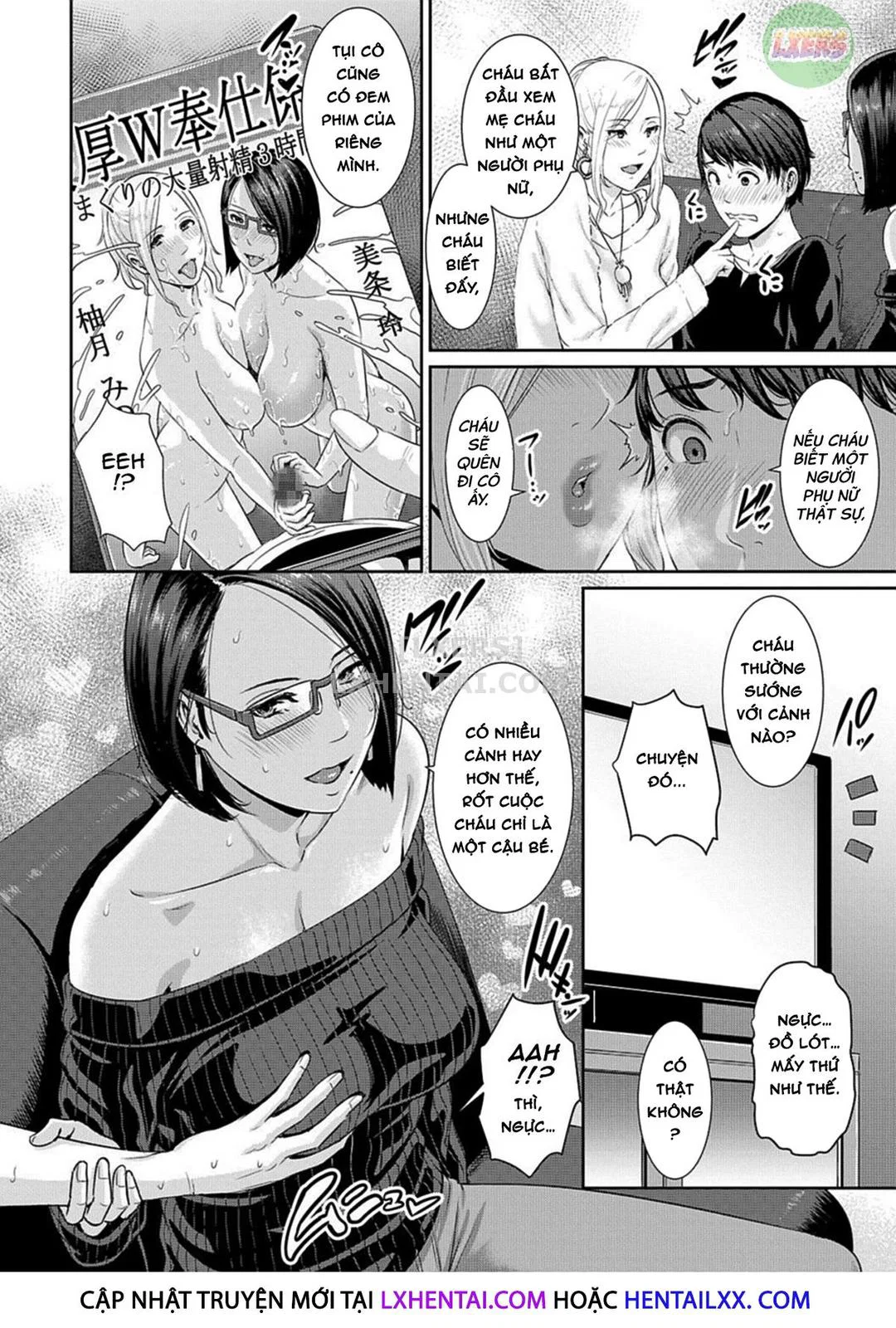 Đắm chìm trong sex với mẹ - Chap 03 trang 8