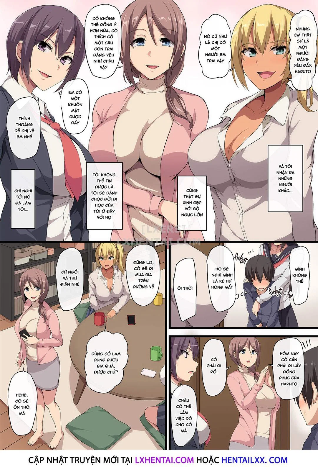 Mất zin với dàn harem hơn tuổi - Oneshot trang 9