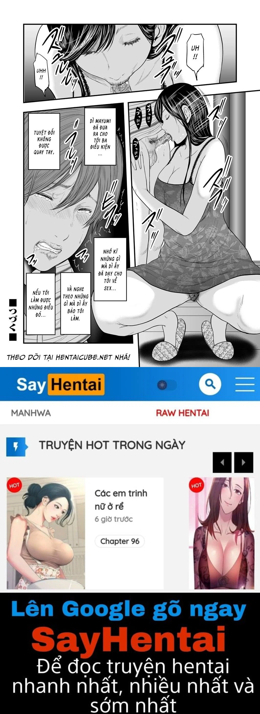 Hai người mẹ tuyệt vời - Chap 10 - Cặp vú của mẹ! trang 19