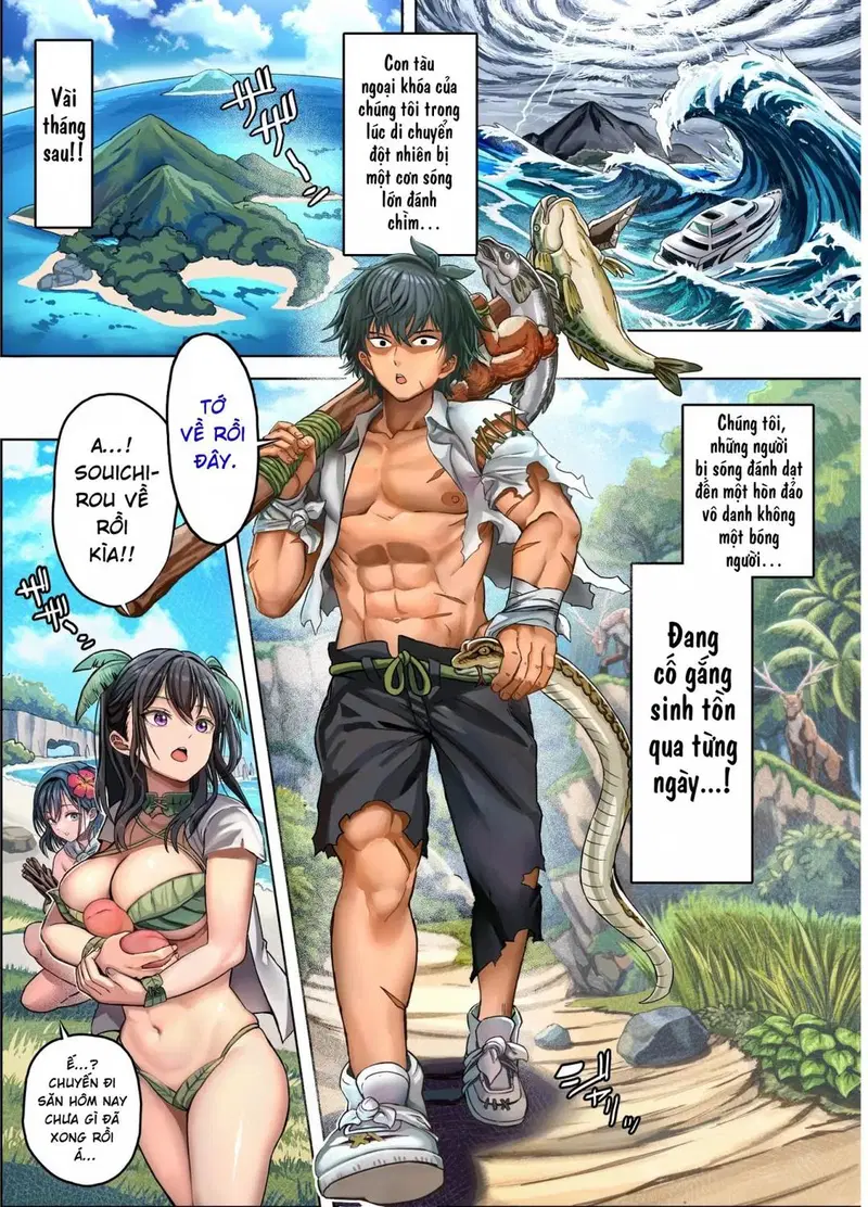 Dàn harem nơi hoang đảo - Oneshot - Phần manga trang 7