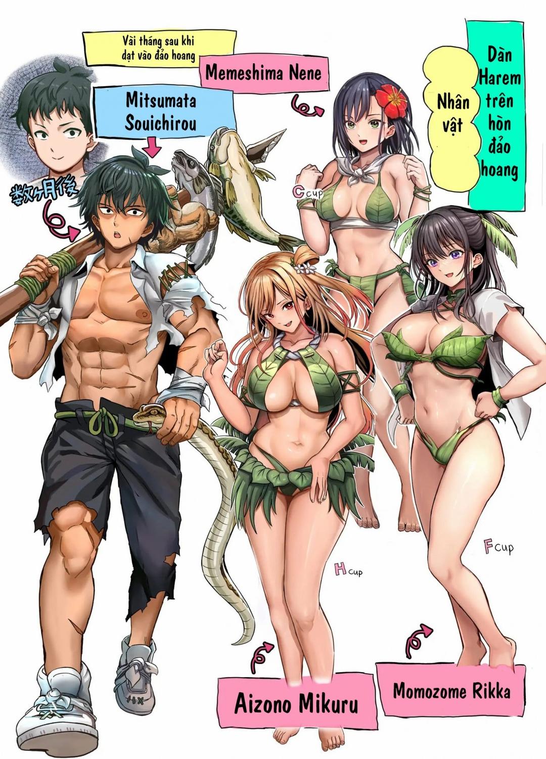 Dàn harem nơi hoang đảo - Chapter - 1 trang 4