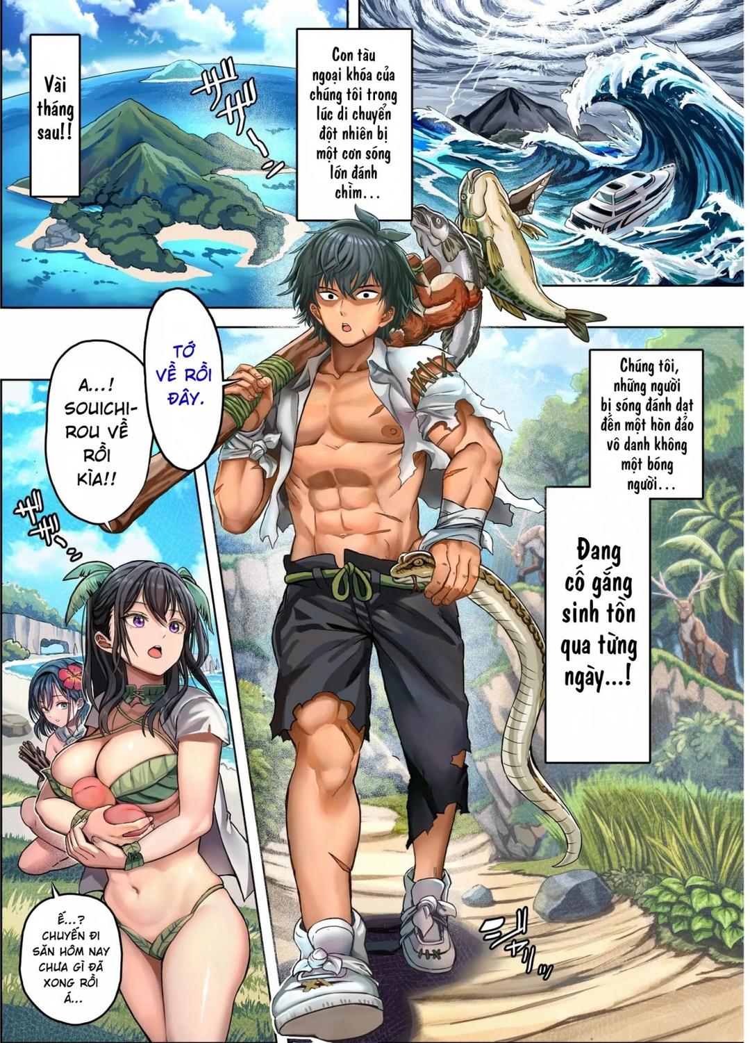 Dàn harem nơi hoang đảo - Chapter - 1 trang 7