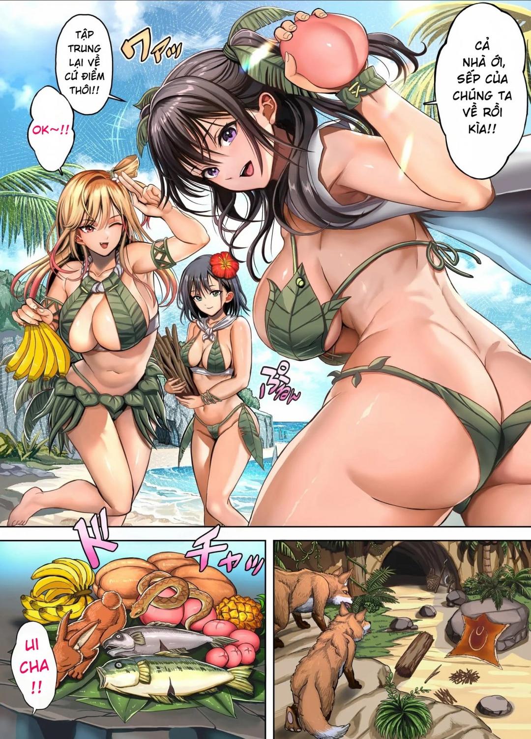 Dàn harem nơi hoang đảo - Chapter - 1 trang 8