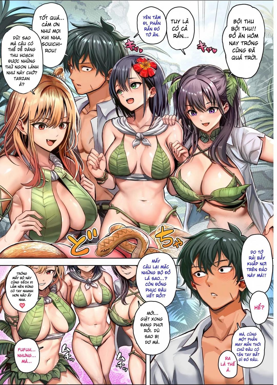 Dàn harem nơi hoang đảo - Chapter - 1 trang 9