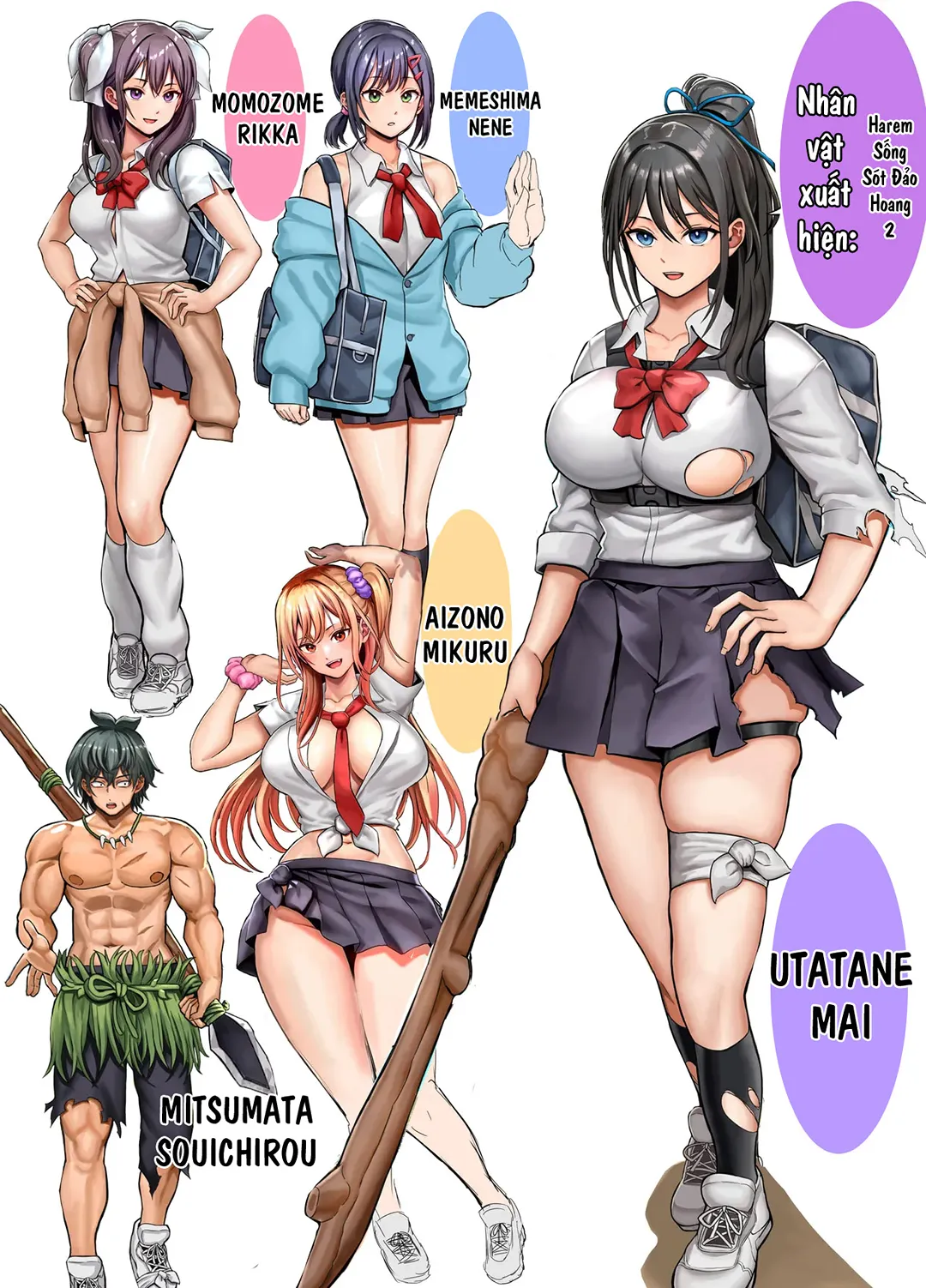 Dàn harem nơi hoang đảo - Chapter - 2 trang 5