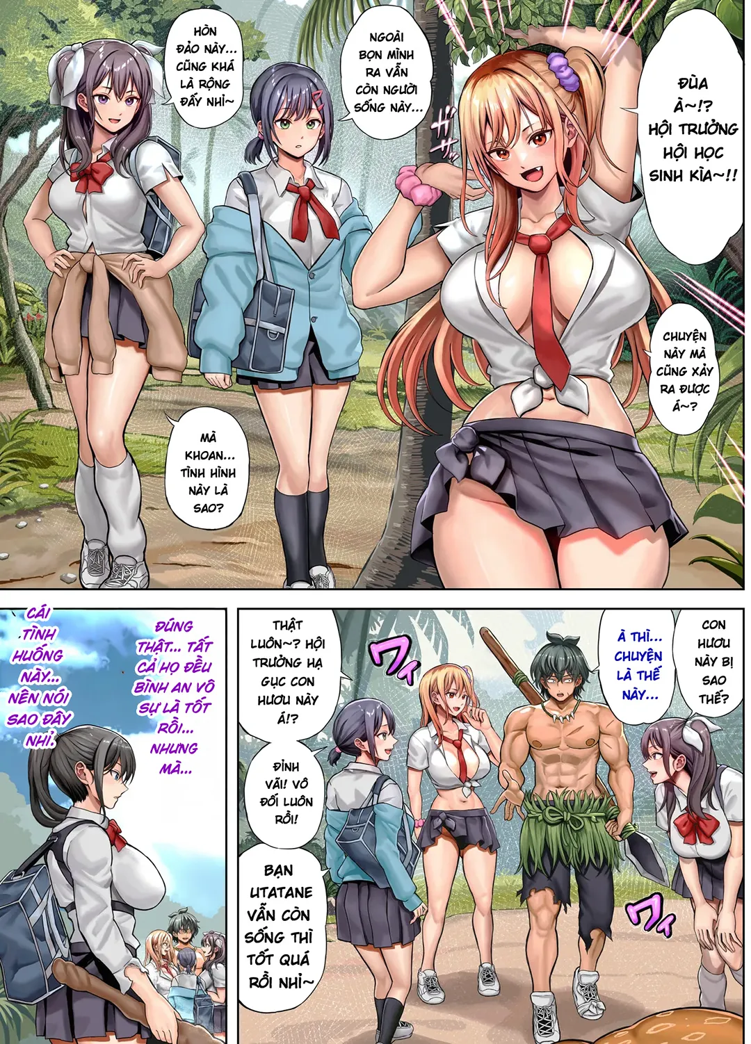 Dàn harem nơi hoang đảo - Chapter - 2 trang 12