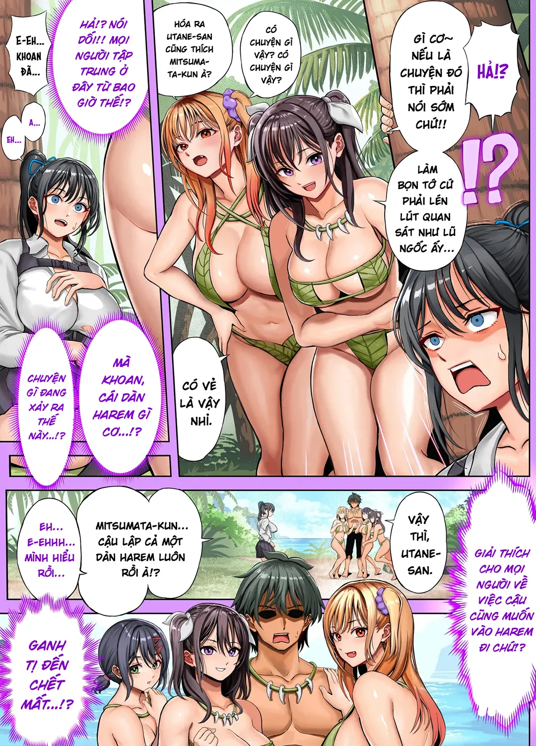 Dàn harem nơi hoang đảo - Chapter - 2 trang 37