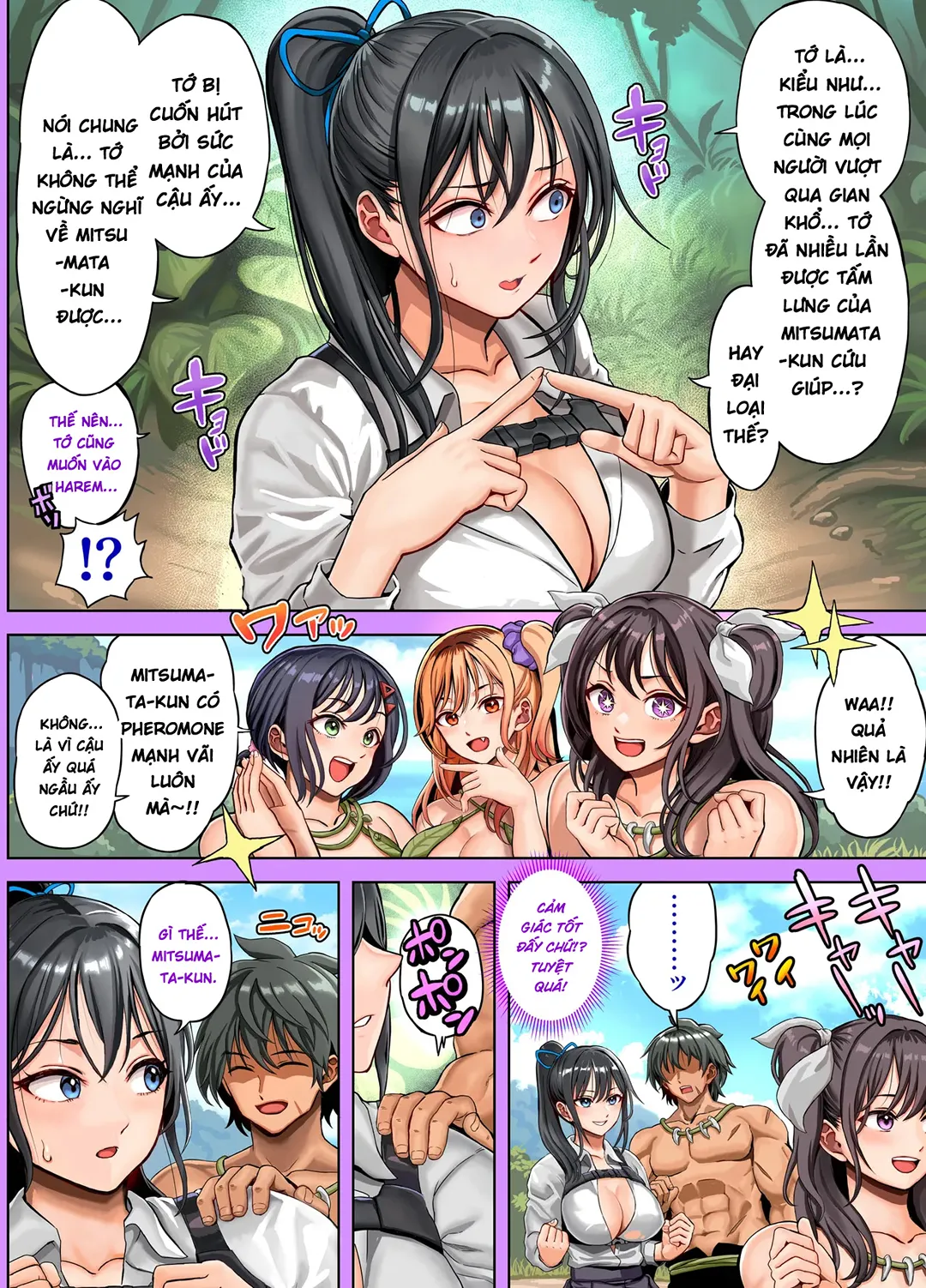 Dàn harem nơi hoang đảo - Chapter - 2 trang 38