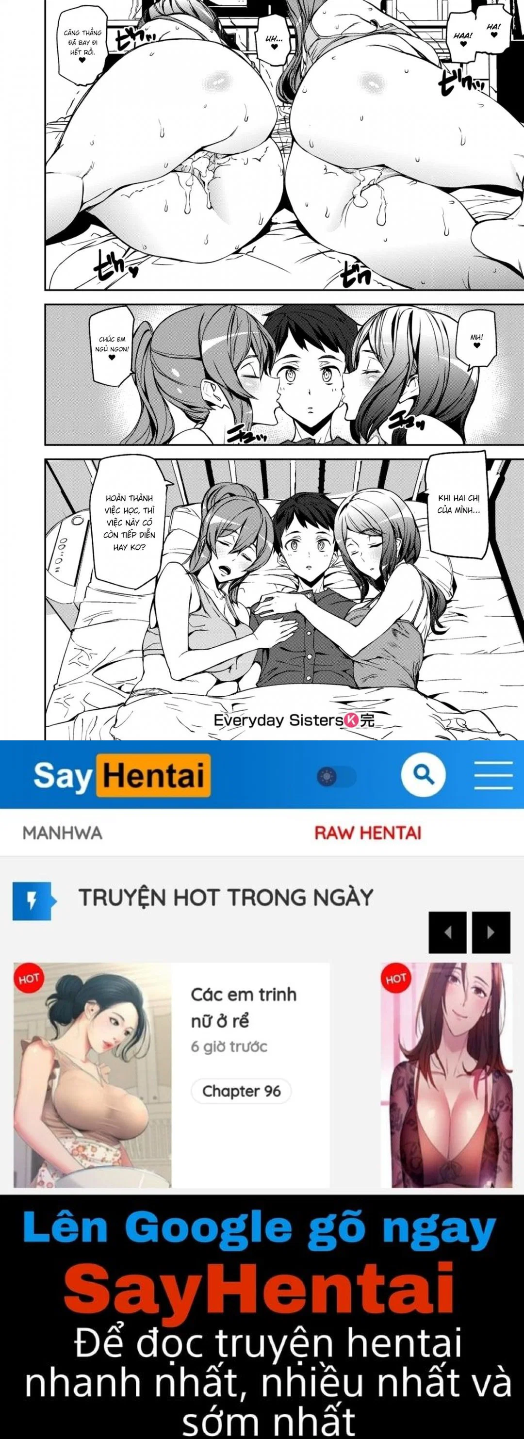 Mỗi ngày cùng hai chị gái - Chap 01 trang 23
