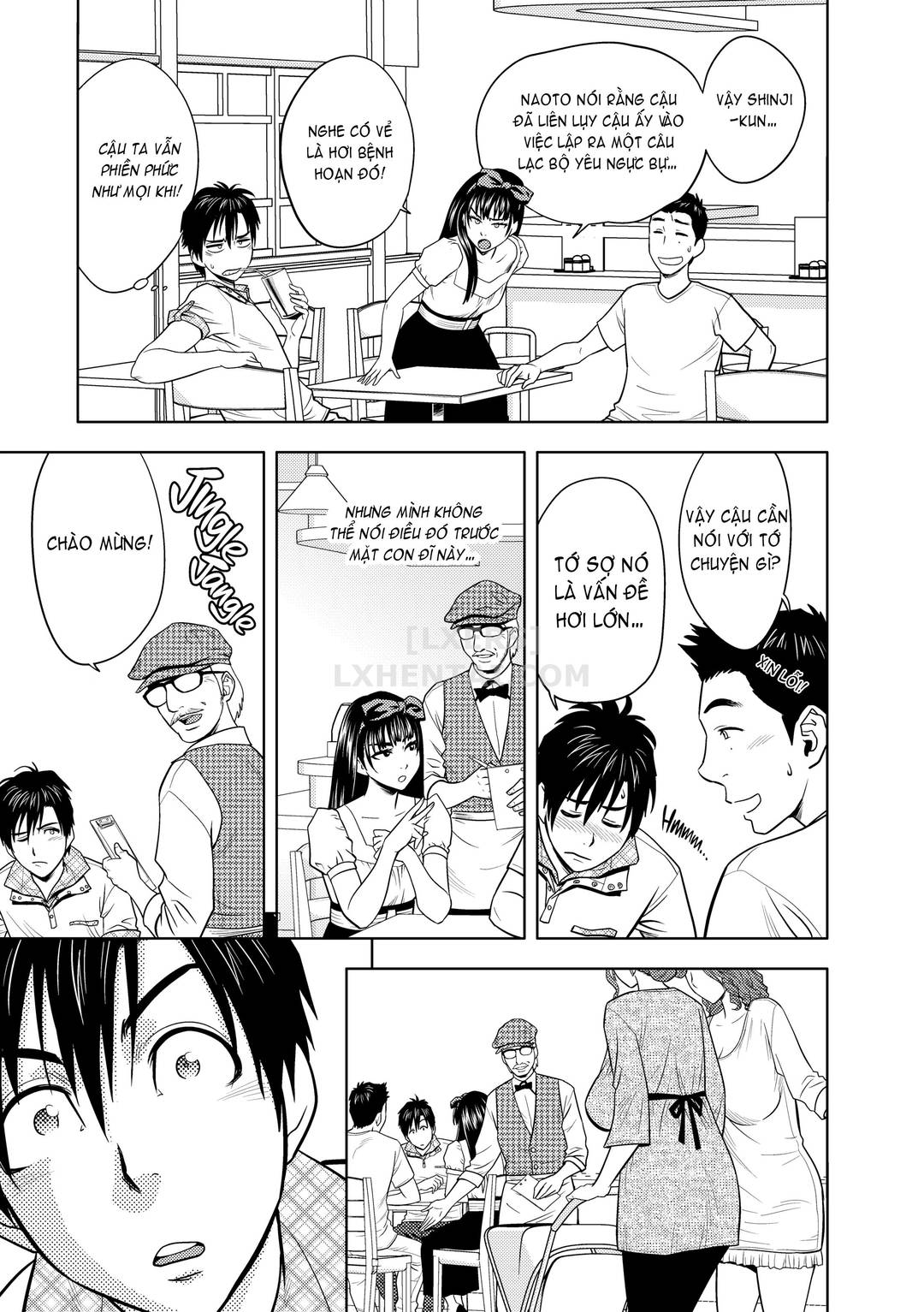 Hai chị em sinh đôi tầng trên (không che) - Chap 02 trang 6