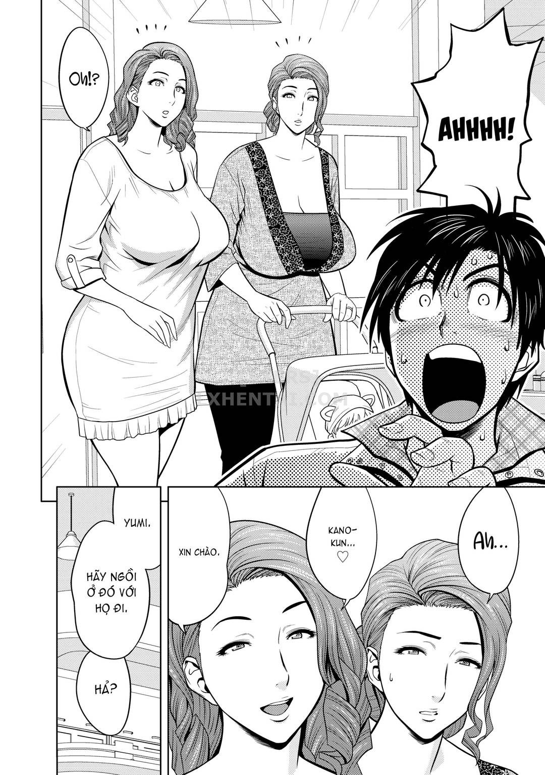 Hai chị em sinh đôi tầng trên (không che) - Chap 02 trang 7