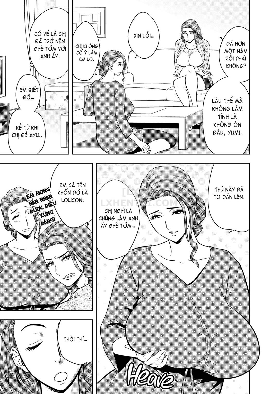 Hai chị em sinh đôi tầng trên (không che) - Chap 03 trang 8