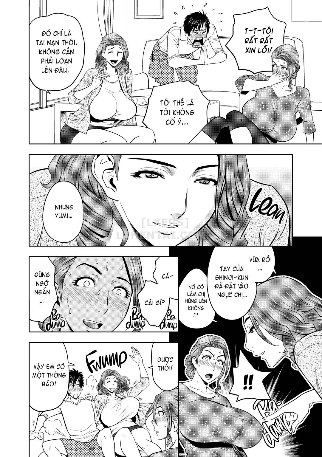 Hai chị em sinh đôi tầng trên (không che) - Chap 03 trang 13