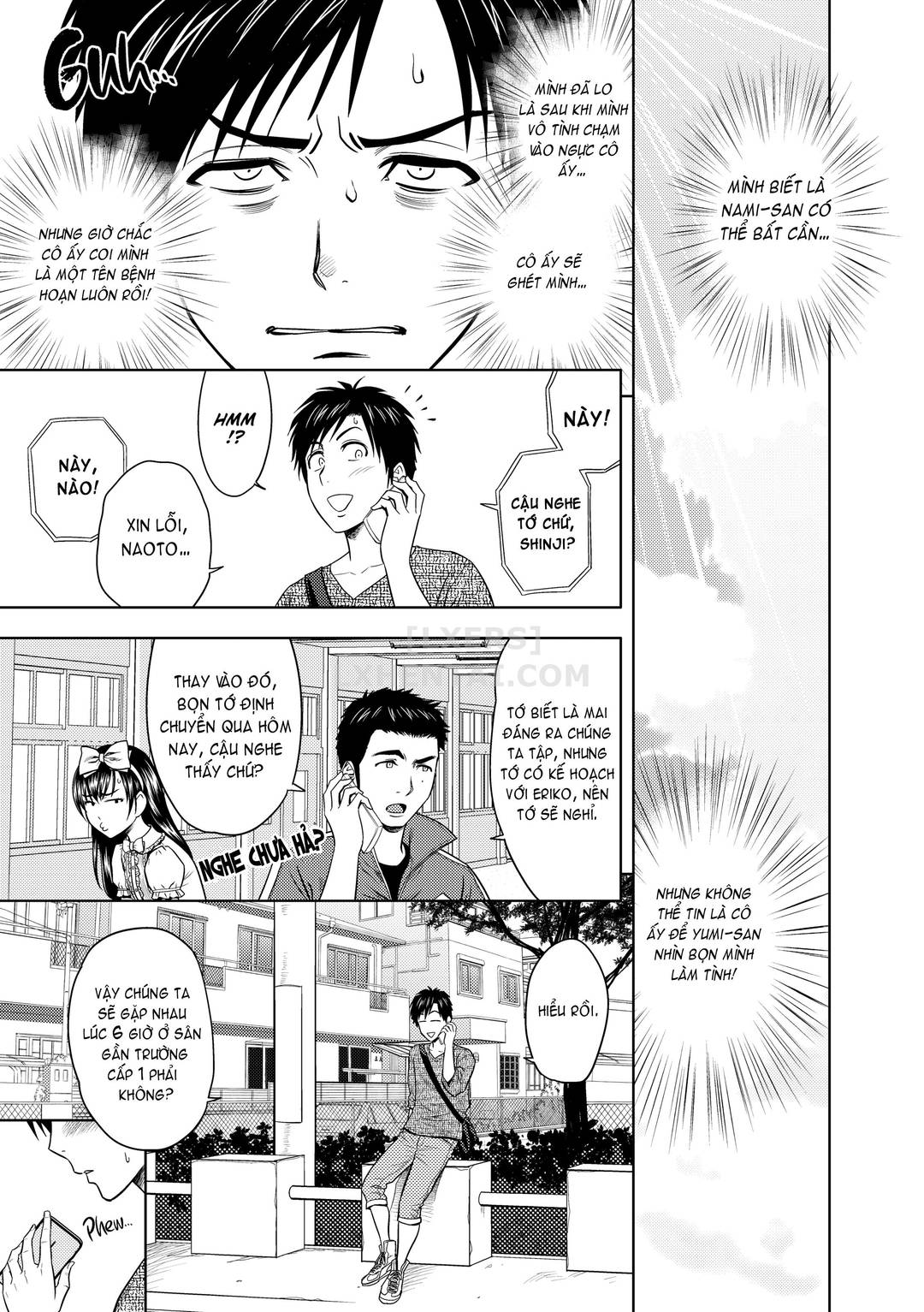 Hai chị em sinh đôi tầng trên (không che) - Chap 04 trang 8