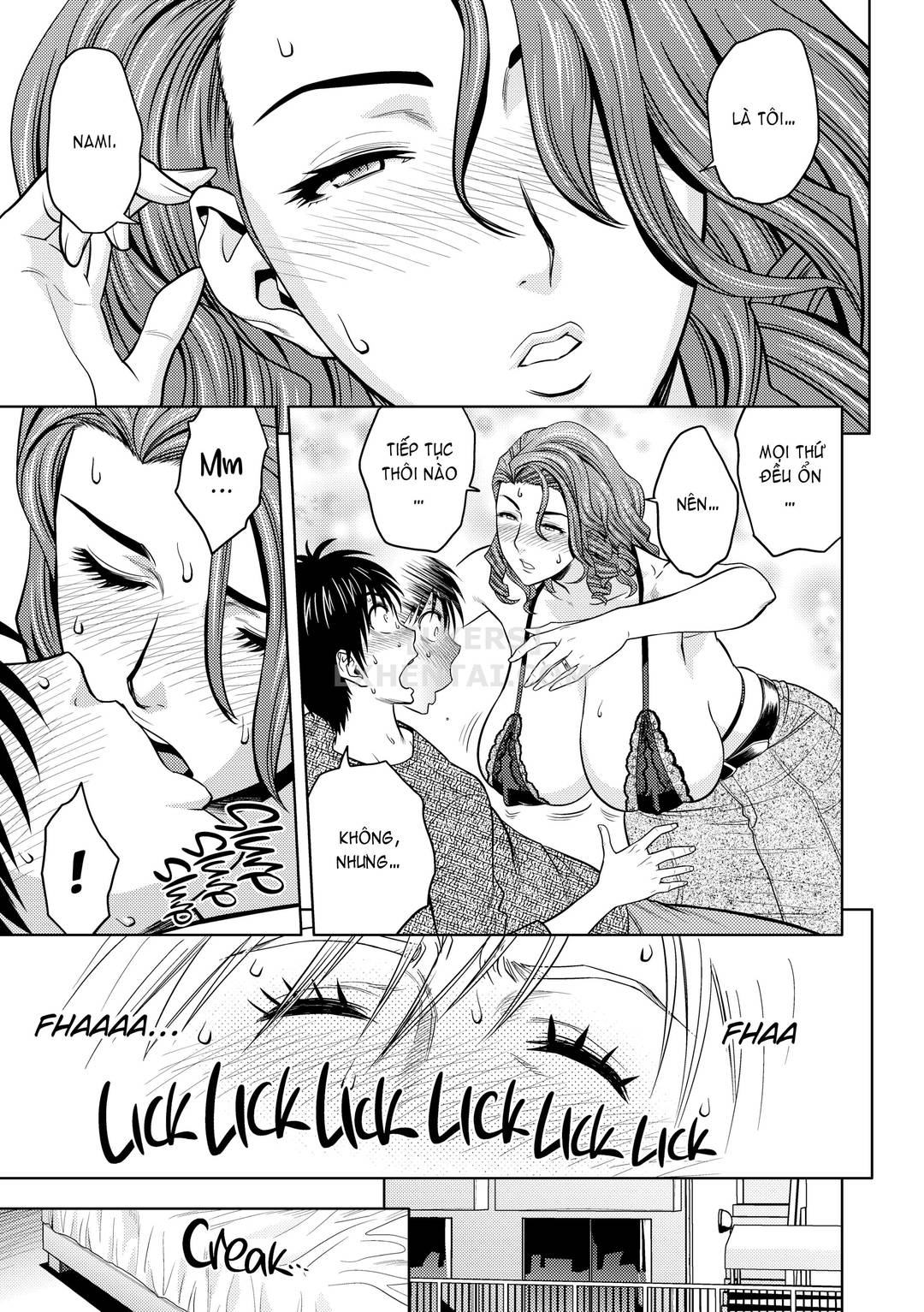 Hai chị em sinh đôi tầng trên (không che) - Chap 04 trang 16