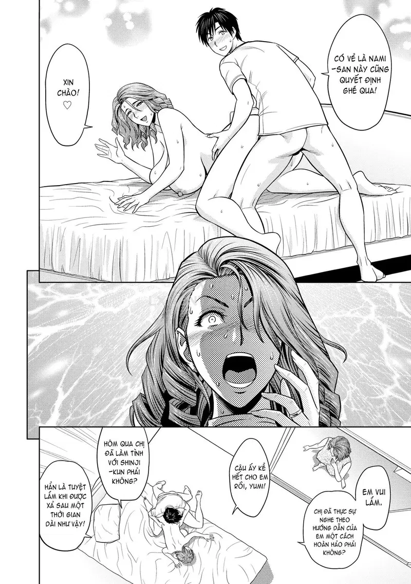 Hai chị em sinh đôi tầng trên (không che) - Chap 05 trang 15