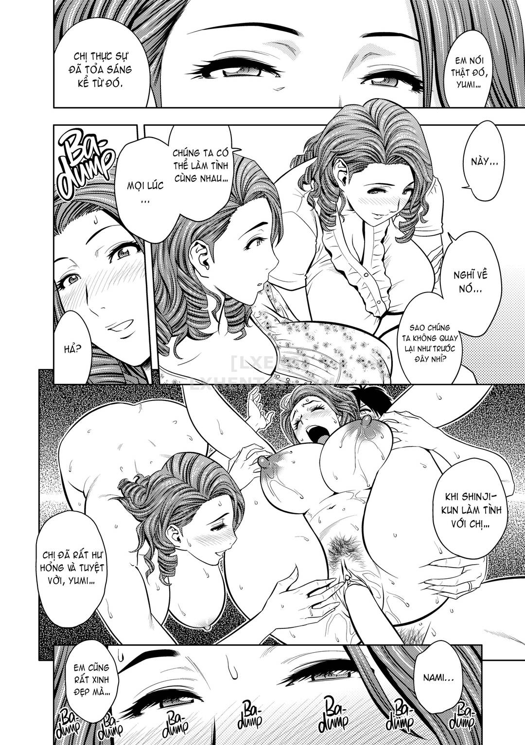 Hai chị em sinh đôi tầng trên (không che) - Chap 06 trang 9