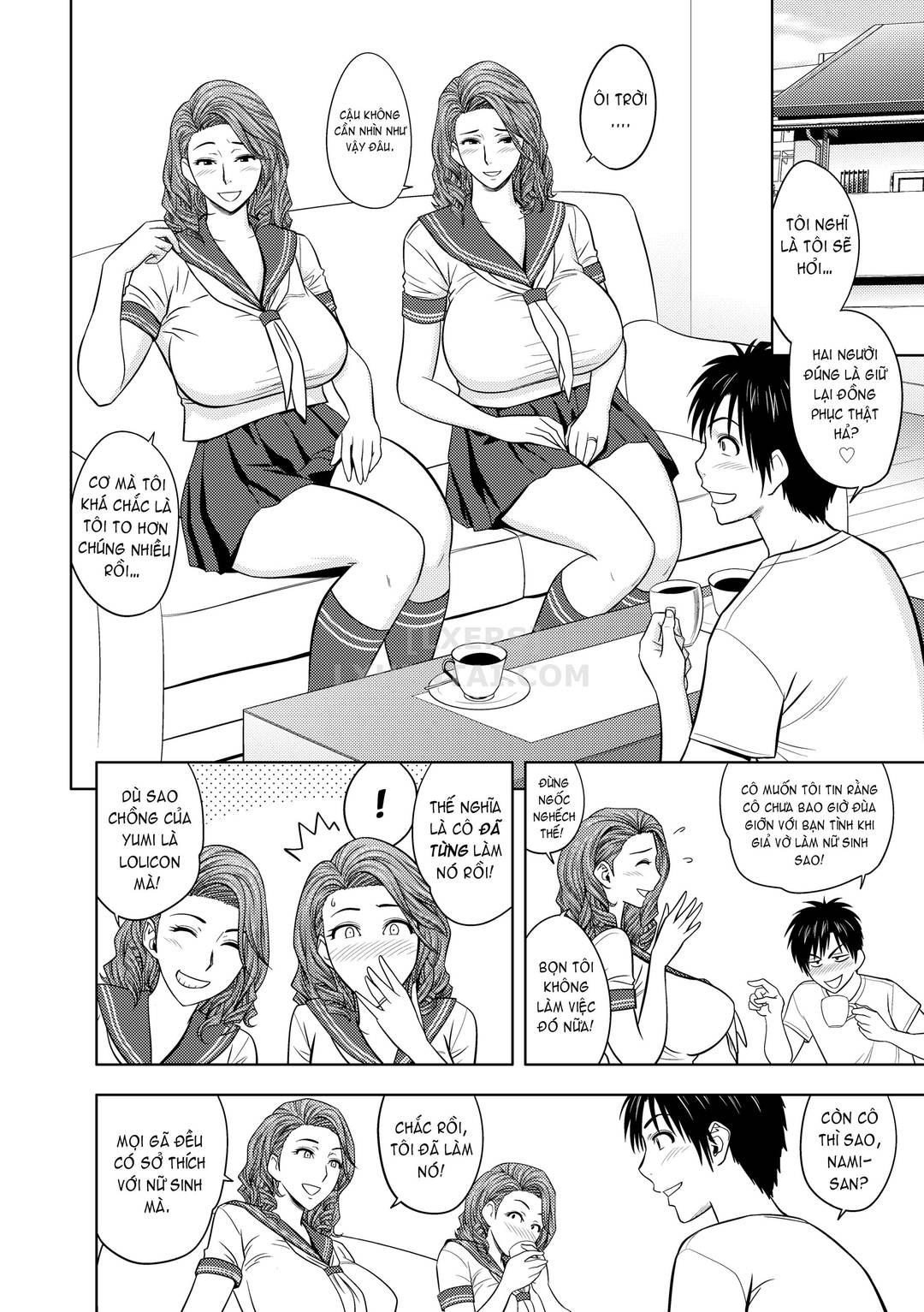 Hai chị em sinh đôi tầng trên (không che) - Chap 07 trang 5