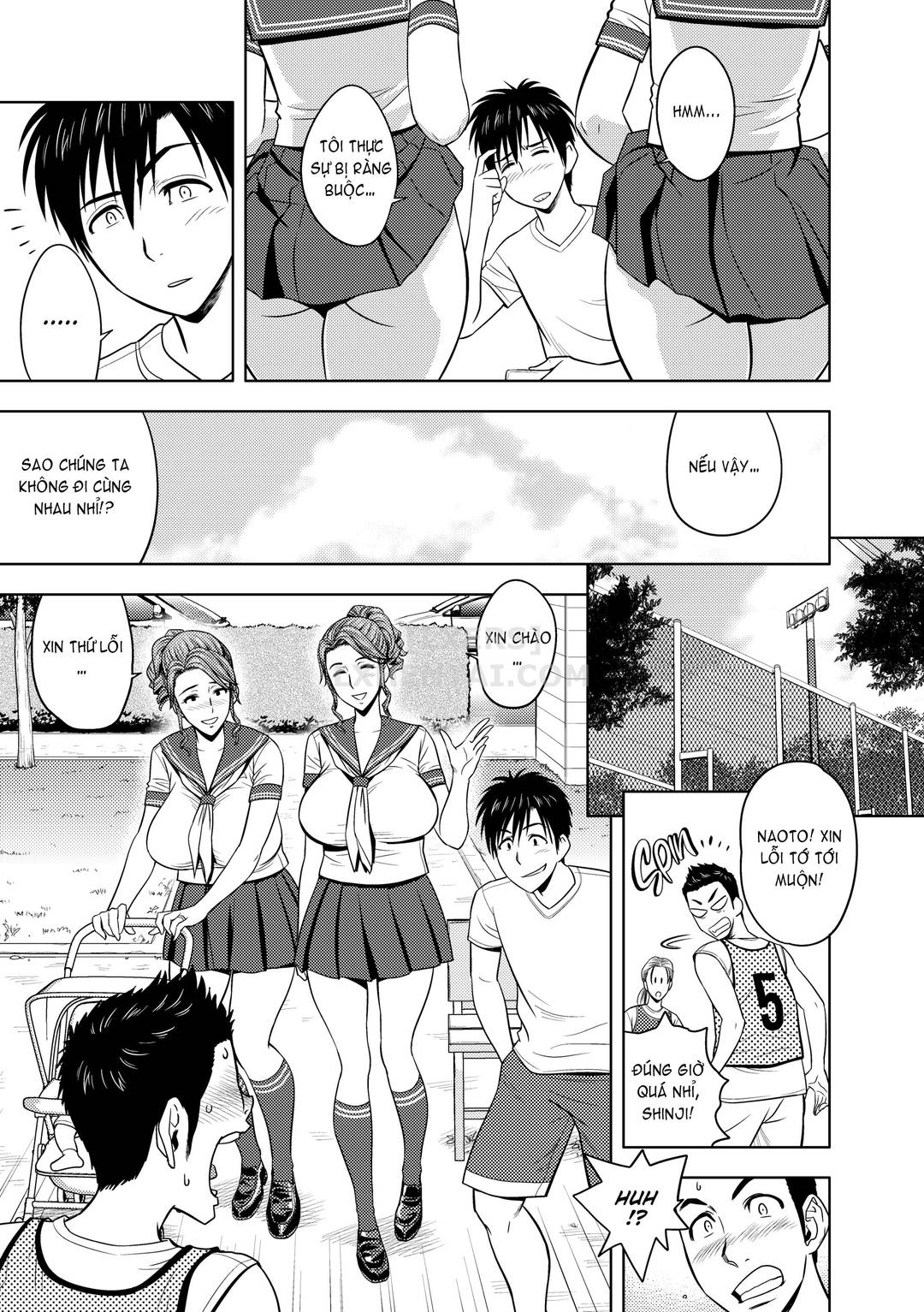 Hai chị em sinh đôi tầng trên (không che) - Chap 07 trang 10