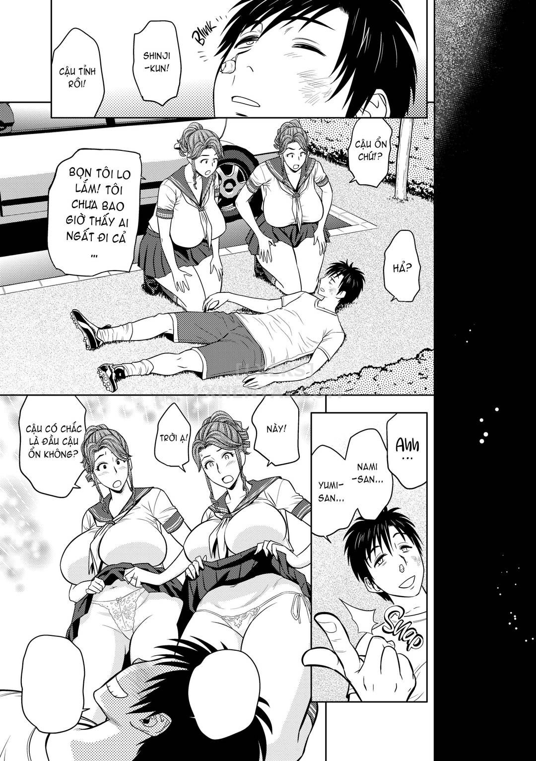 Hai chị em sinh đôi tầng trên (không che) - Chap 07 trang 16