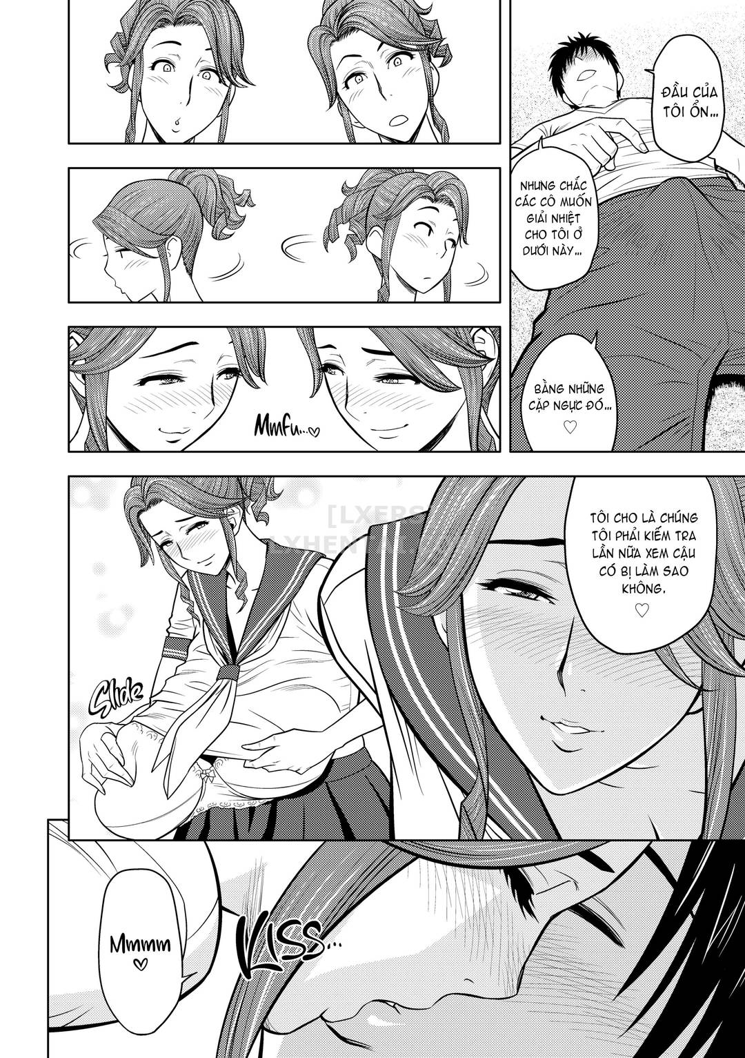 Hai chị em sinh đôi tầng trên (không che) - Chap 07 trang 17