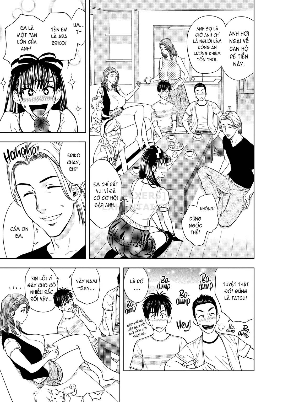 Hai chị em sinh đôi tầng trên (không che) - Chap 10 trang 8