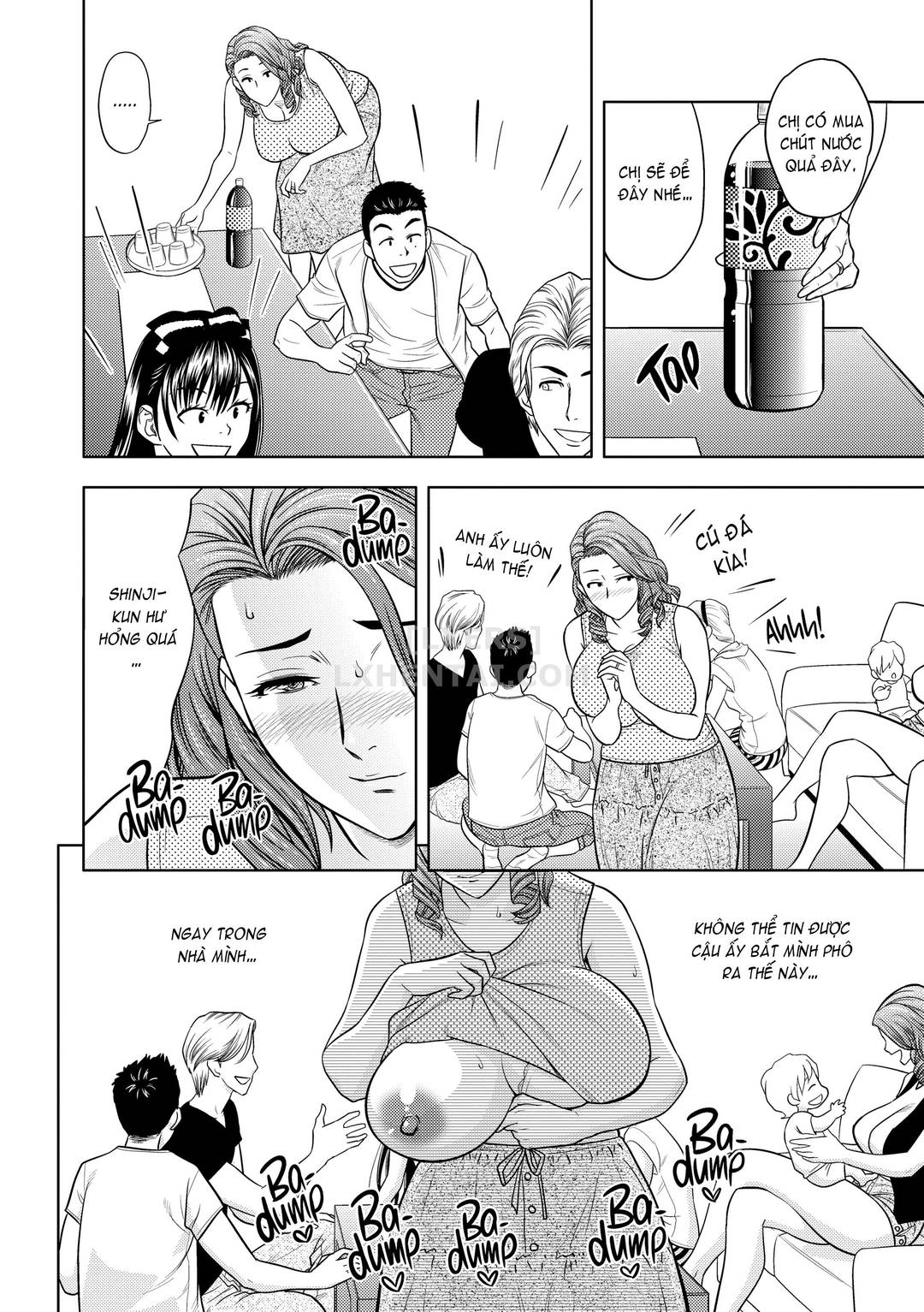 Hai chị em sinh đôi tầng trên (không che) - Chap 10 trang 13