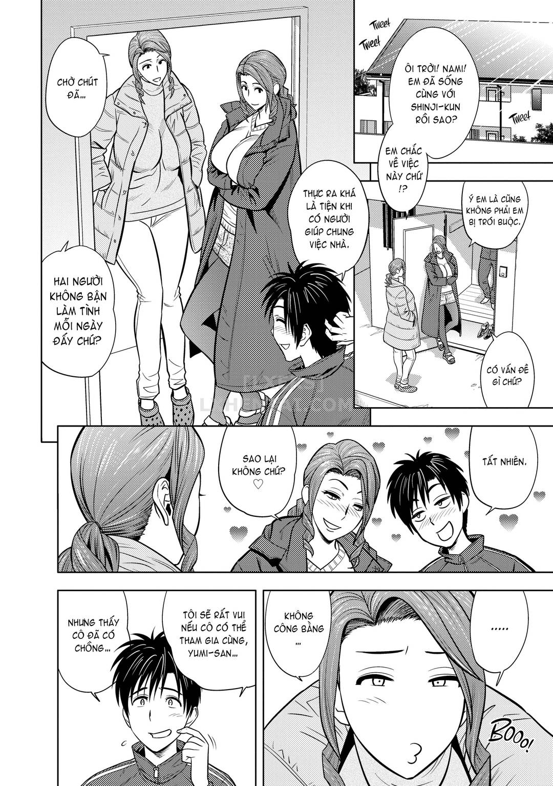 Hai chị em sinh đôi tầng trên (không che) - Chap 14 trang 5