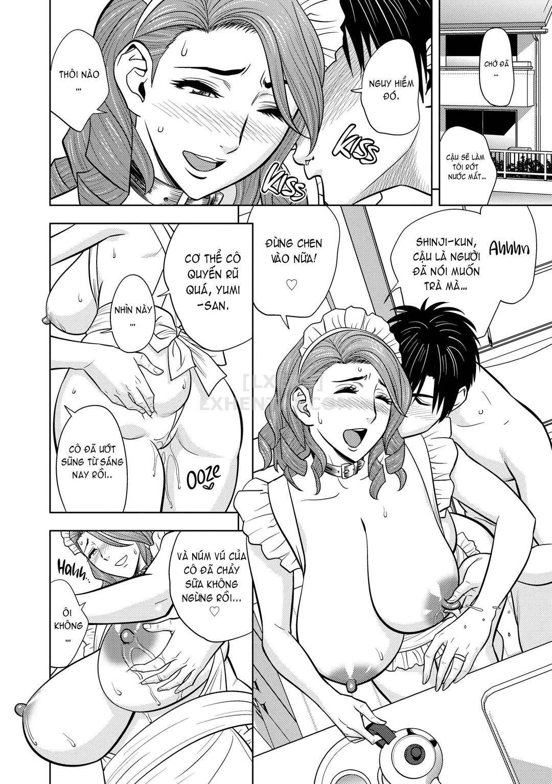 Hai chị em sinh đôi tầng trên (không che) - Chap 14 trang 13