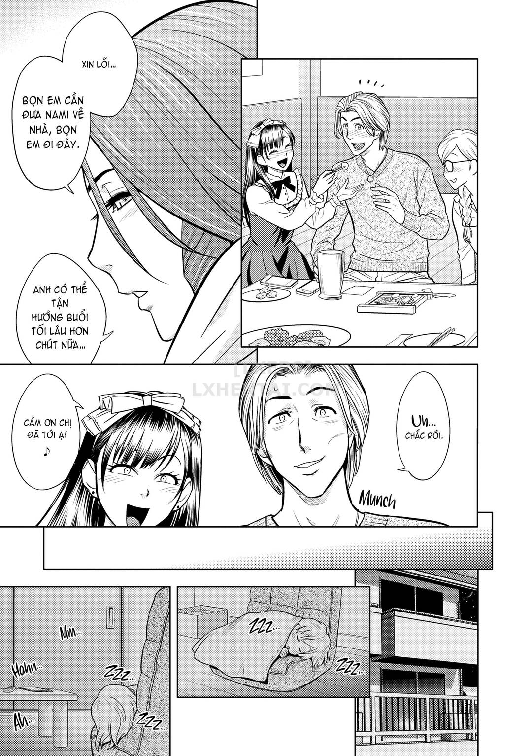 Hai chị em sinh đôi tầng trên (không che) - Chap 15 trang 14