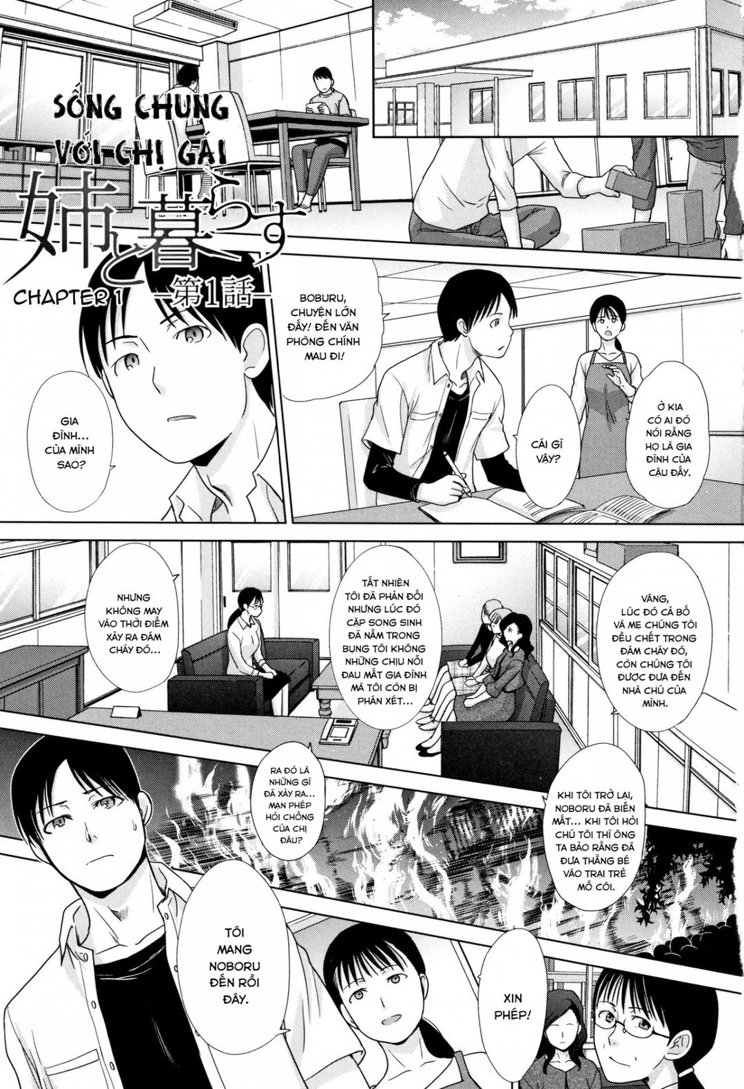 Sống cùng chị gái 2 - Chap 01 trang 2