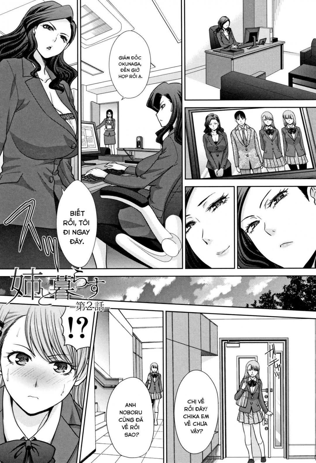 Sống cùng chị gái 2 - Chap 02 trang 2