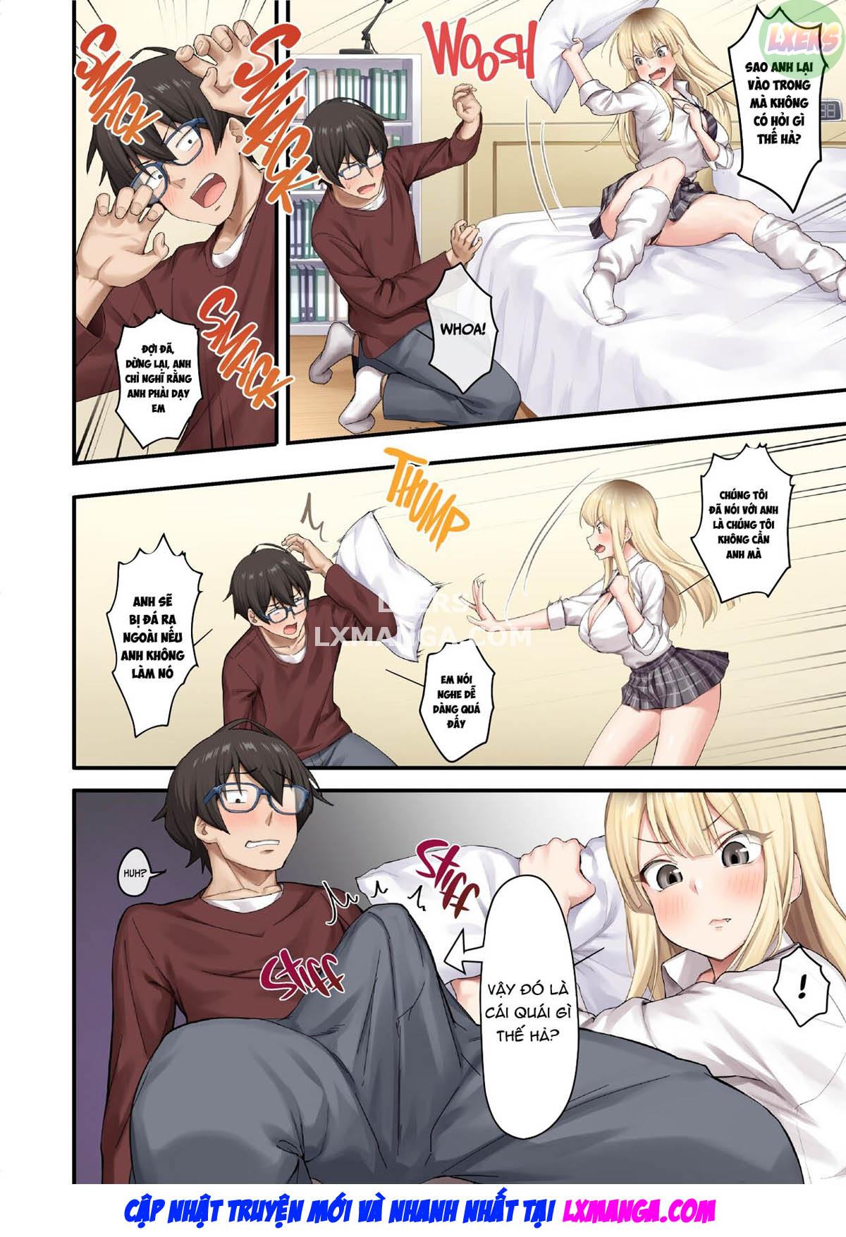 Bài học tại gia với mấy em gyaru quyến rũ - Ch. 01 trang 12