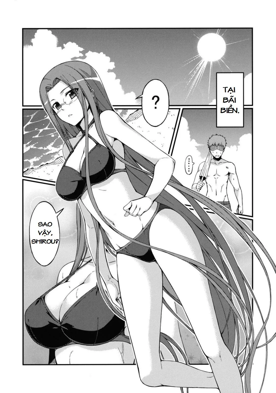 Rider-san to Kaisuiyoku. | Rider-san and the Beach - Rider-san to Kaisuiyoku. | Rider-san and the Beach trang 4