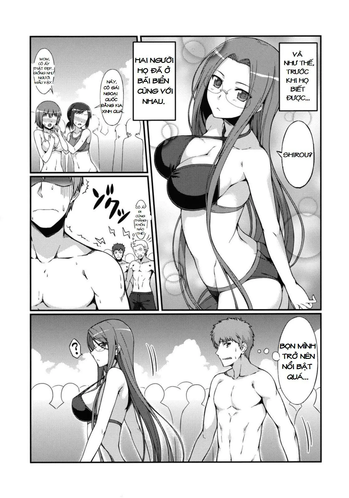 Rider-san to Kaisuiyoku. | Rider-san and the Beach - Rider-san to Kaisuiyoku. | Rider-san and the Beach trang 6