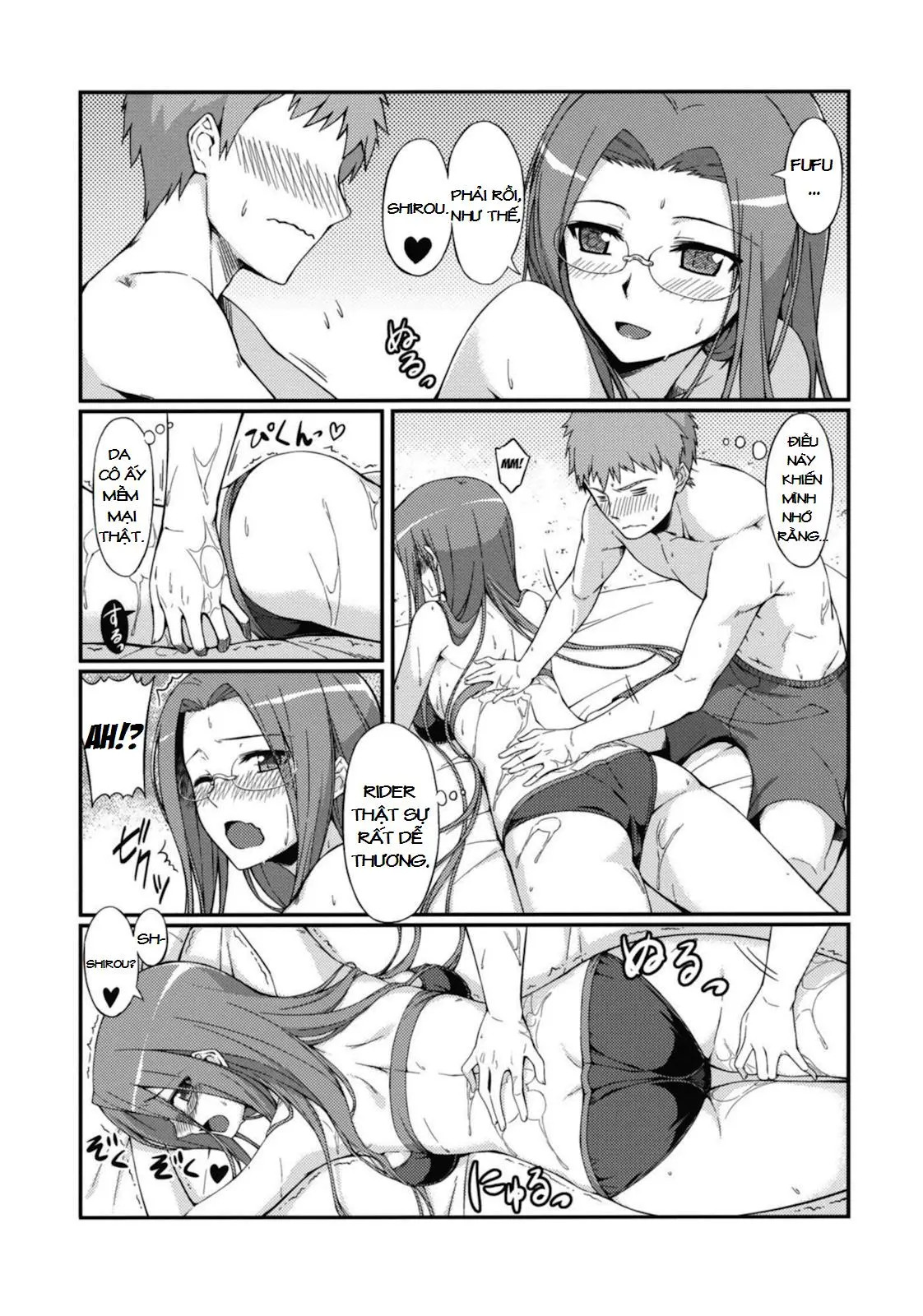 Rider-san to Kaisuiyoku. | Rider-san and the Beach - Rider-san to Kaisuiyoku. | Rider-san and the Beach trang 8