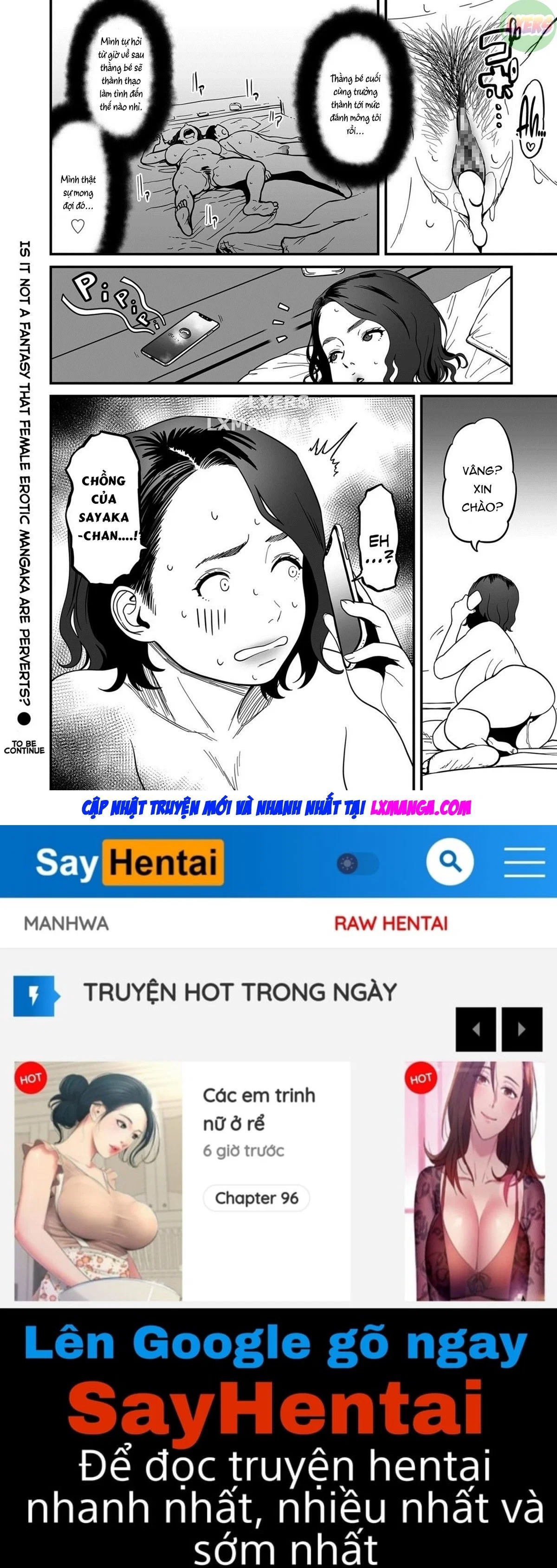 It’s Not a Fantasy That The Female Erotic Mangaka Is a Pervert - Chapter 6 trang 23