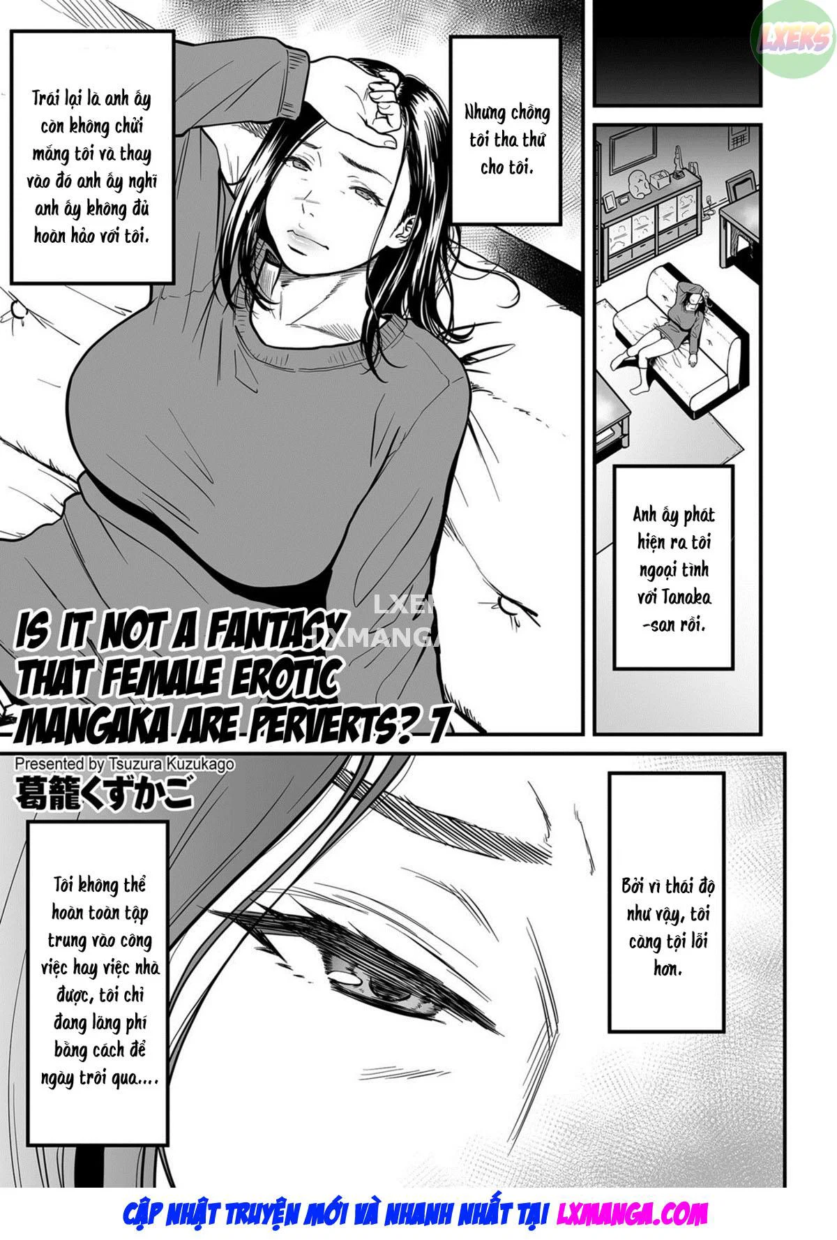 It’s Not a Fantasy That The Female Erotic Mangaka Is a Pervert - Chapter 7 END trang 4