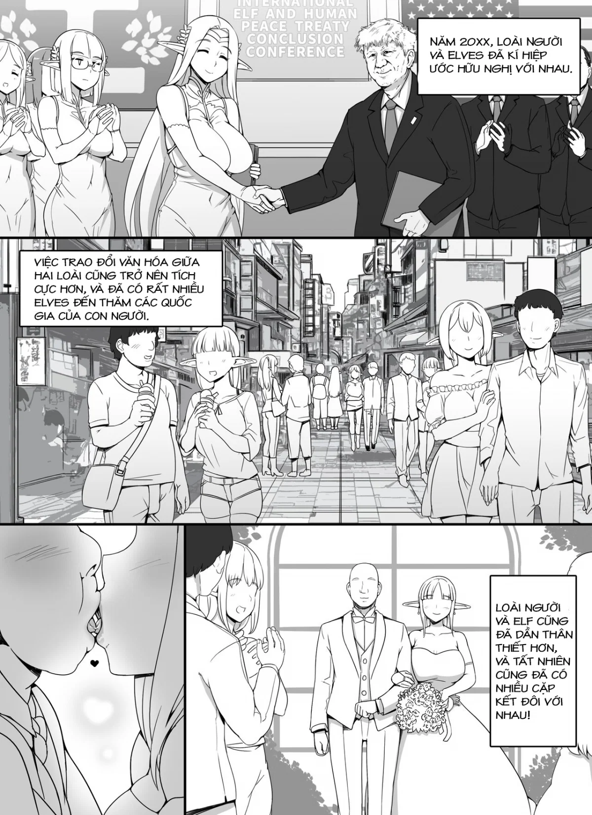 Ningen Danna Mochi Hitozuma Elf Muke Ninkatsu Salon e Youkoso - Oneshot trang 3
