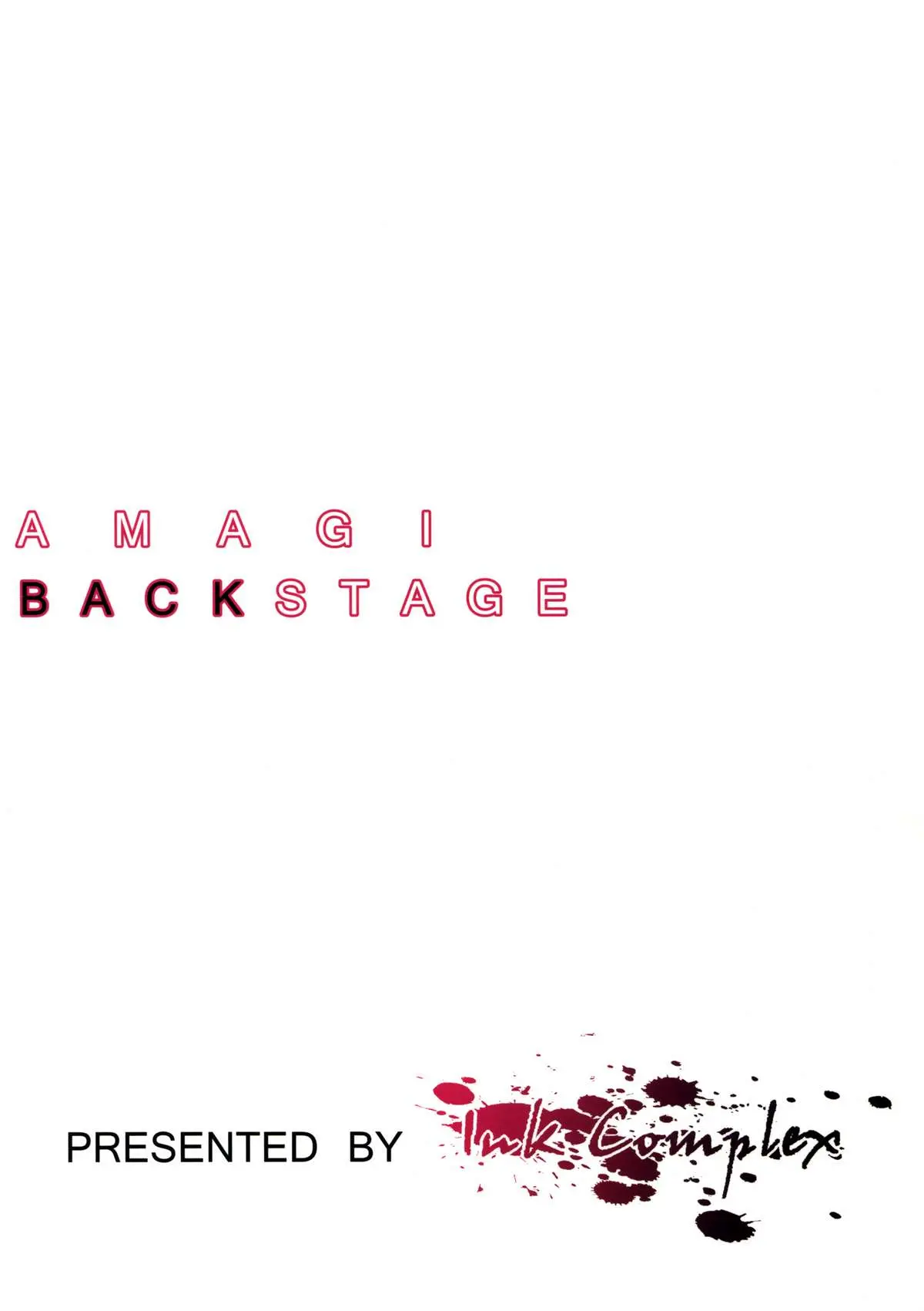 AMAGI BACKSTAGE - AMAGI BACKSTAGE trang 2