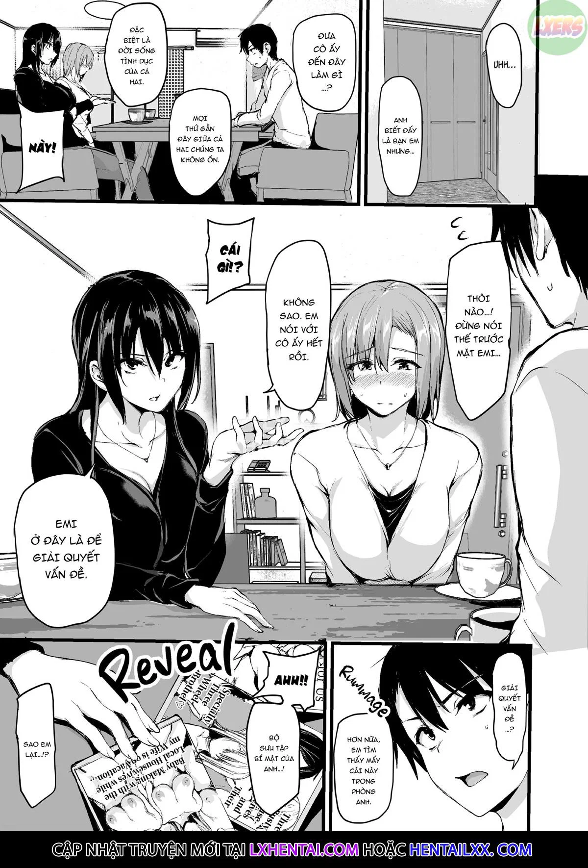 Kyonyuu ga Futari Inai to Bokki Shinai Otto no Tame ni Tomodachi o Tsurete Kita Tsuma - Chap 1 trang 8