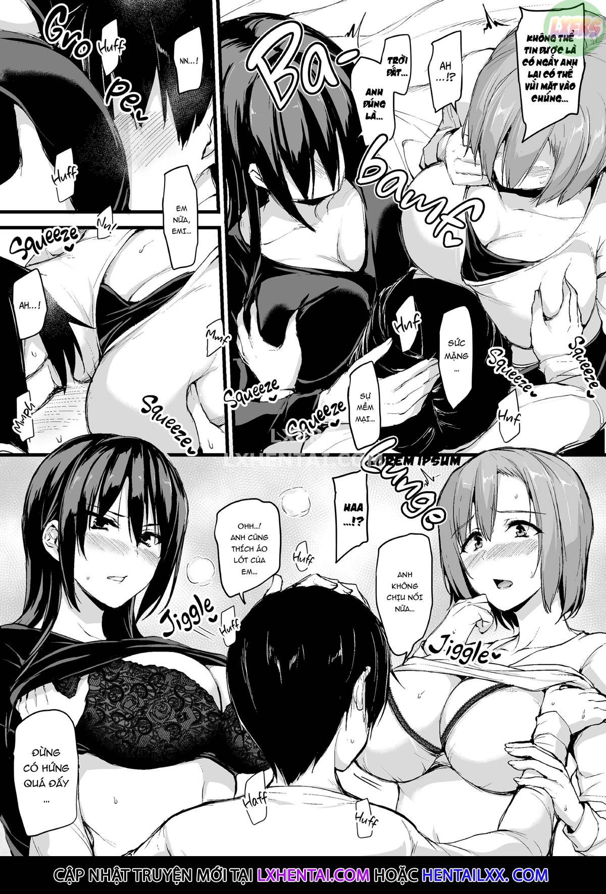Kyonyuu ga Futari Inai to Bokki Shinai Otto no Tame ni Tomodachi o Tsurete Kita Tsuma - Chap 1 trang 14