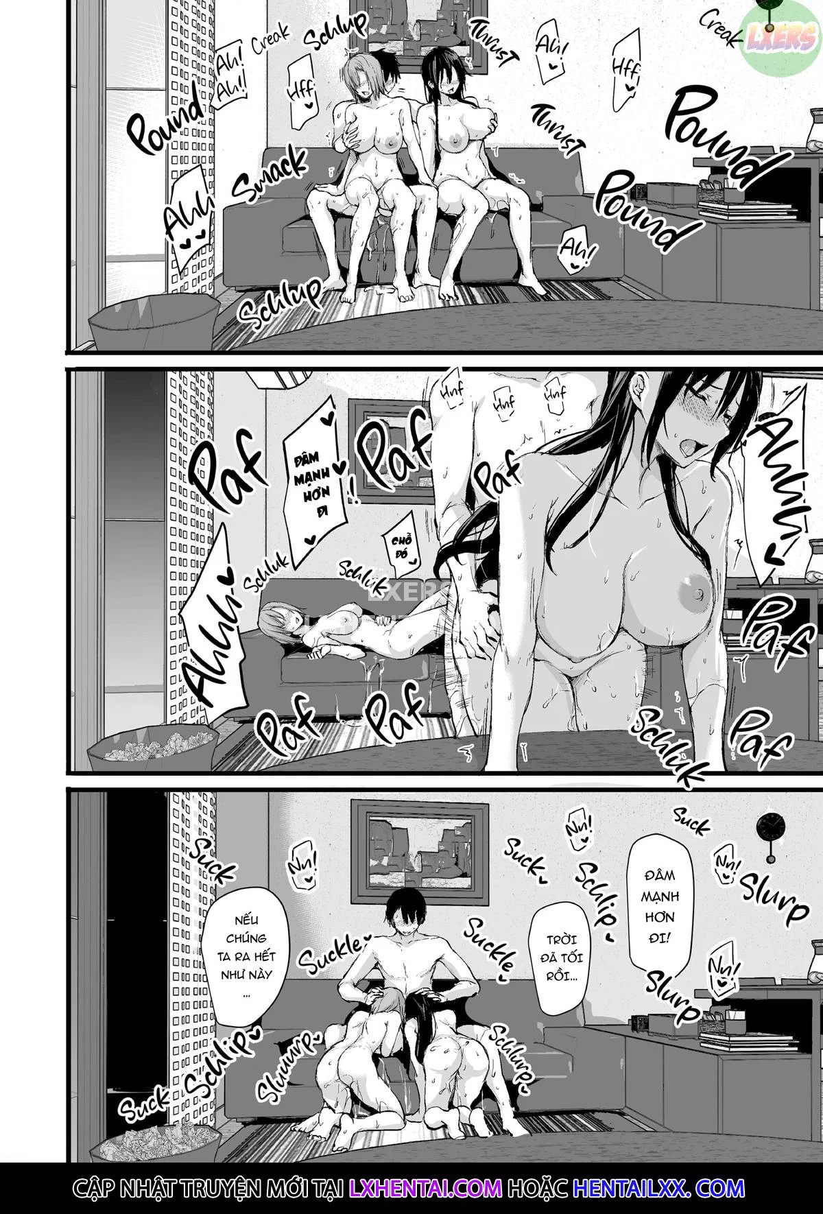 Kyonyuu ga Futari Inai to Bokki Shinai Otto no Tame ni Tomodachi o Tsurete Kita Tsuma - Chap 1 trang 51