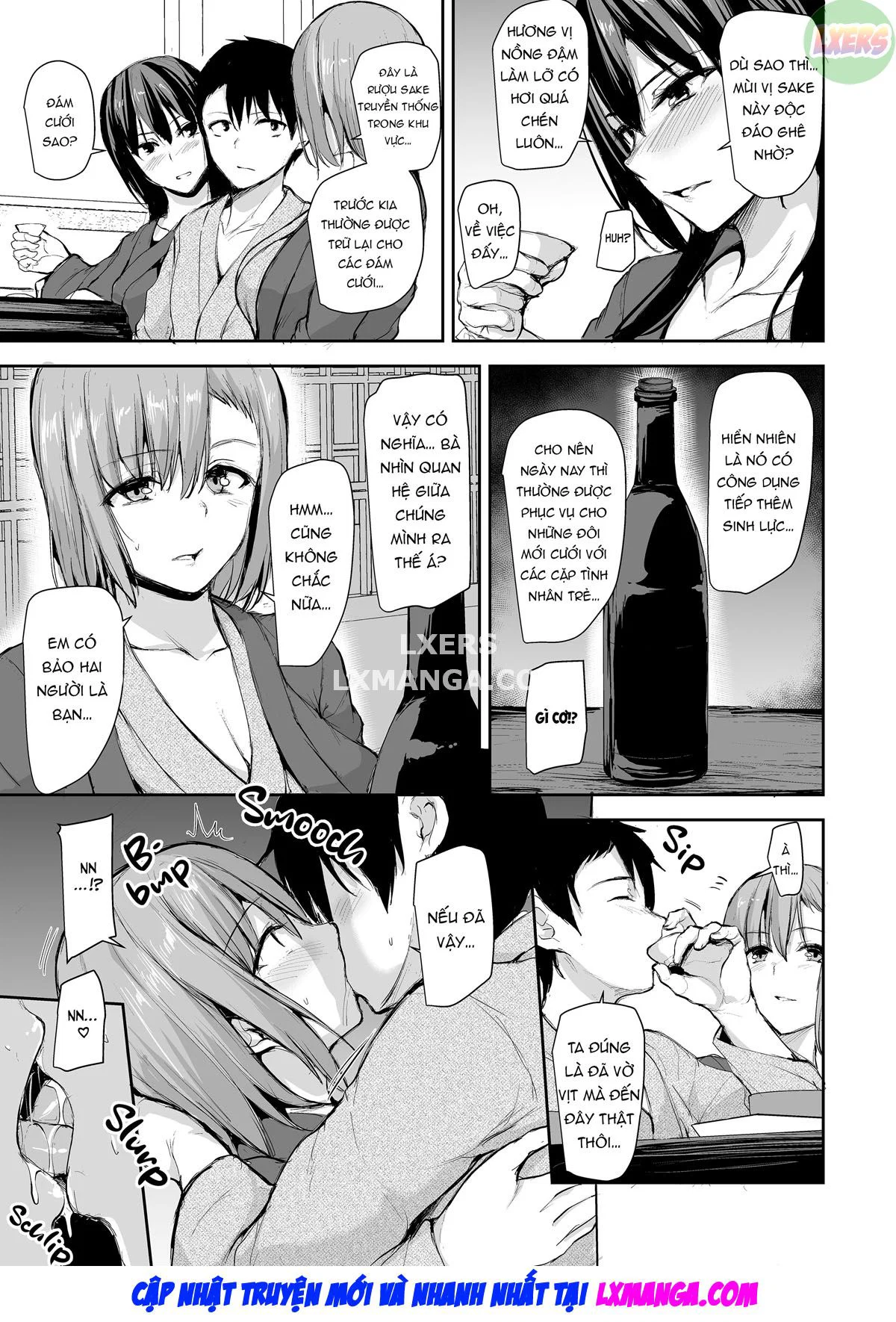 Kyonyuu ga Futari Inai to Bokki Shinai Otto no Tame ni Tomodachi o Tsurete Kita Tsuma - Chap 2 - [END] trang 29