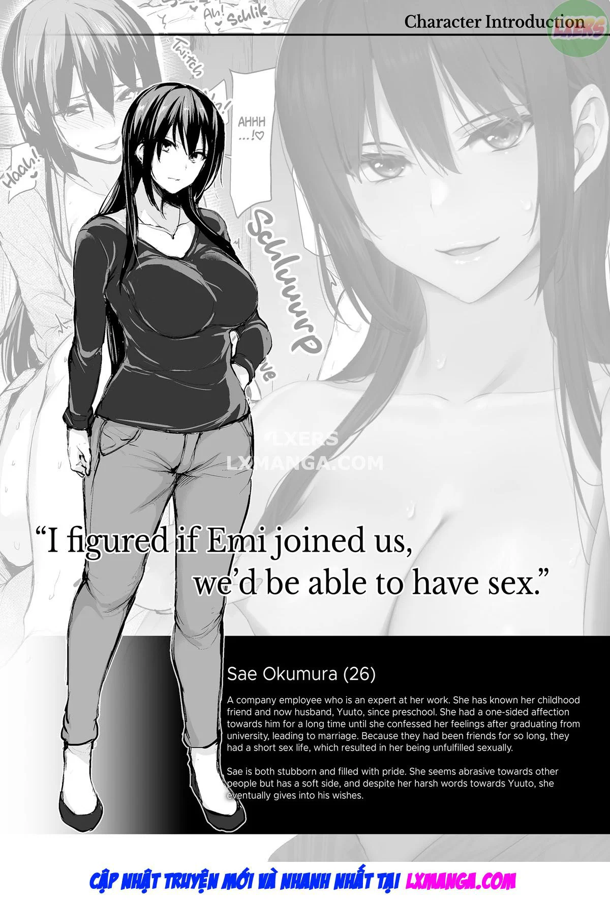 Kyonyuu ga Futari Inai to Bokki Shinai Otto no Tame ni Tomodachi o Tsurete Kita Tsuma - Chap 2 - [END] trang 60
