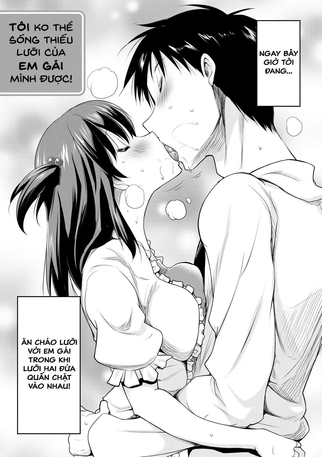 Kyonyuu Oyako no Shita to Shikyuu ni Renzoku Shasei - Chap 1 trang 3